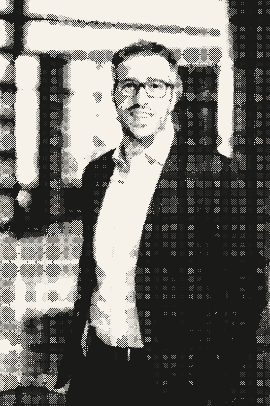 Eduardo Cyterszpiler, retrato en trama de medio tono